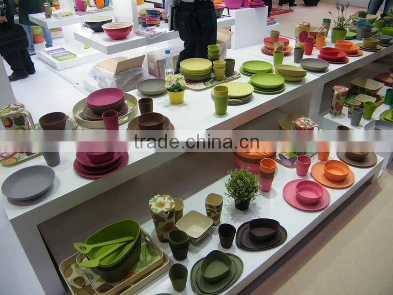 Eco Bamboo Fiber Square Sugarcane Plate