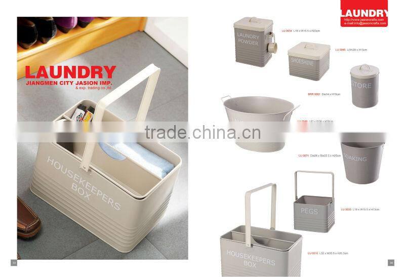 Colorful Housekeeper Storage Tin Boxes Make with Carbon steel