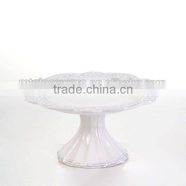2016 new style ceramic cake stand for wedding for party