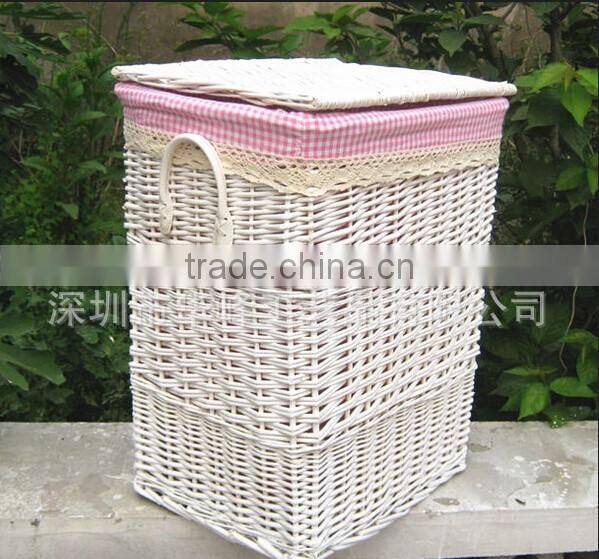laundry washing machine used white wicker laundry basket