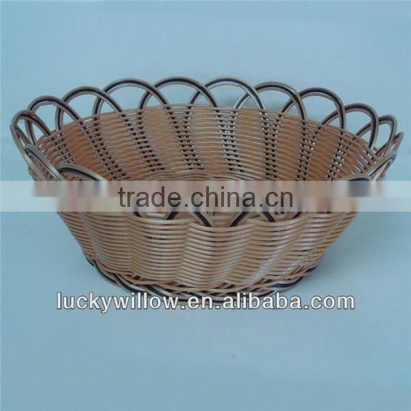 factory recycled plastic woven fruit basket