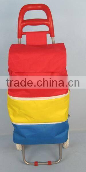 Oxford Fabric Supermarket Shopping Cart Wholesale Folding Shopping Cart