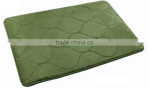 Pure Color Water Absorbent Bathroom Floor Mat