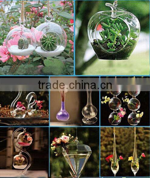 Factory Made Transparent Bevel Mouth Glass Vase
