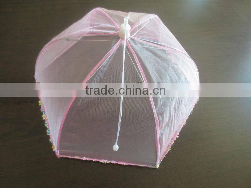 kitchen food cover/cake cover with colorful Butterfly lace