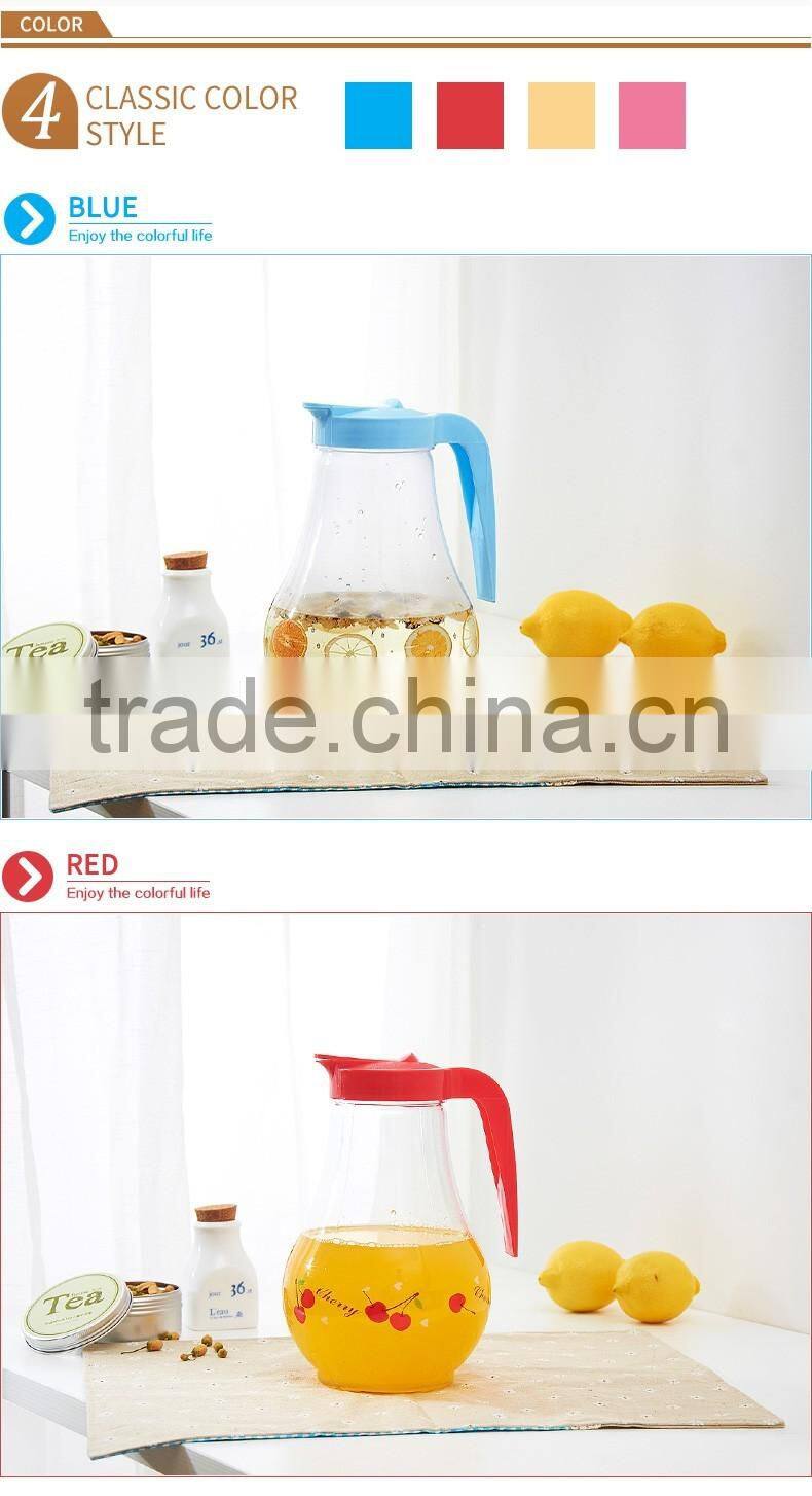 1.8L Plastic water pitchers, Plastic water pitchers with lid, plastic water pitcher for sale