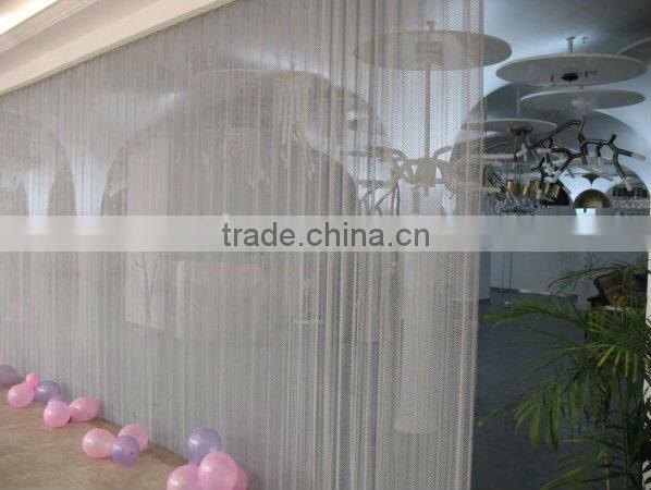 Silver Aluminum Wire Mesh for Room Divider