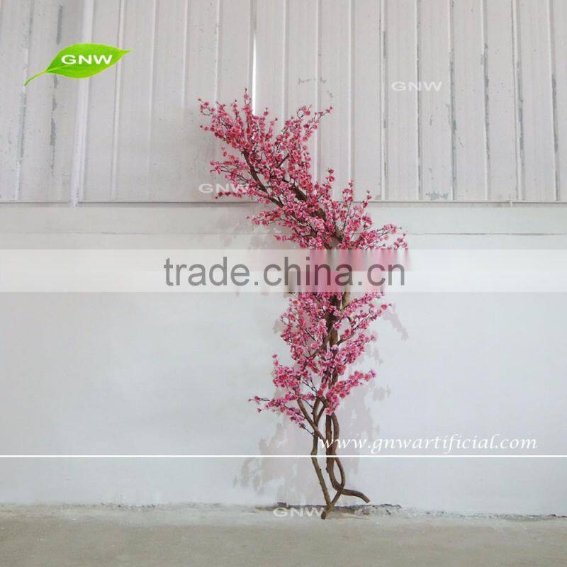 GNW BLS1606002-GL002 decorative wedding artificial pink cherry blossom branches