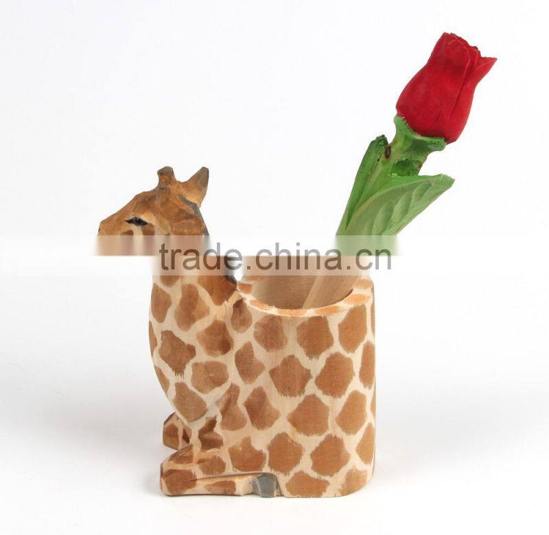 Novelty Wooden Pen Holder