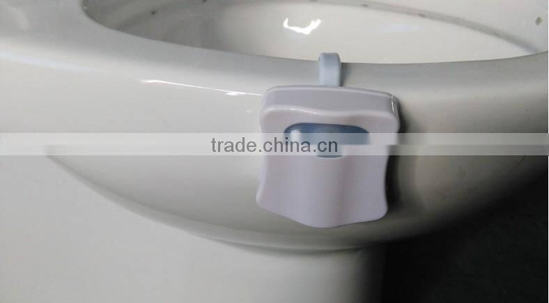 automatic luminous LED light toilet seat sensor / glowing bathroom decorative toilet lightbowl