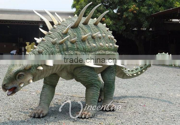 outdoor park decoration life size fiberglass dinosaur statues for sale