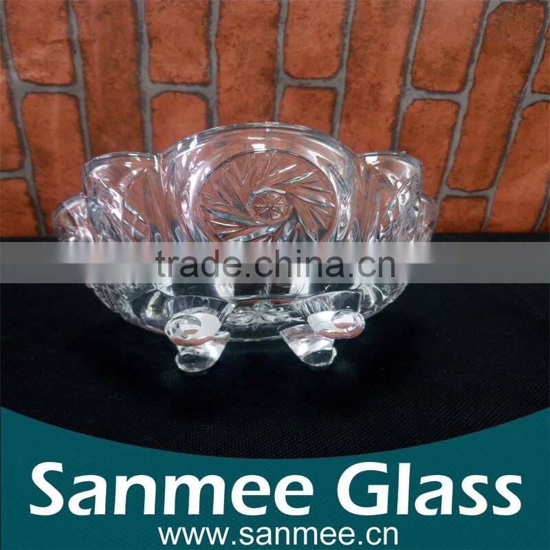 Three Feet Custom Patterns Glass Ice Cream Cup