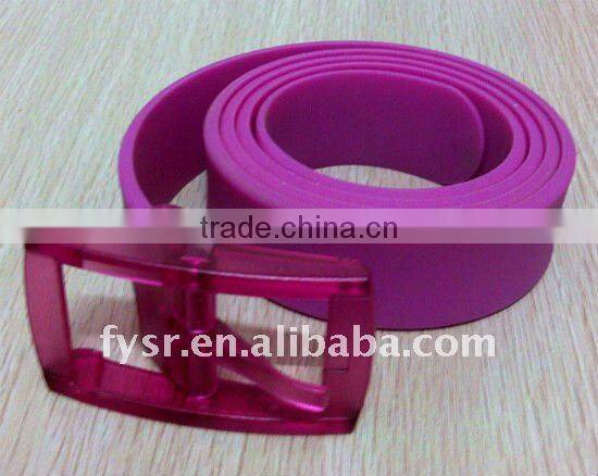2016 Unisex Fashion Colorrubber Golf Silicone Belt
