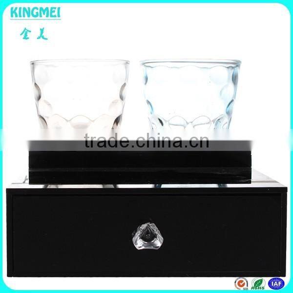 customized multifunction tawny acrylic organizer,hotel plexiglass box