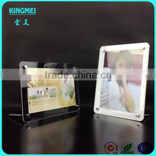 New Design Acrylic Photo Frame Penguin Shape Plastic Photo Frame