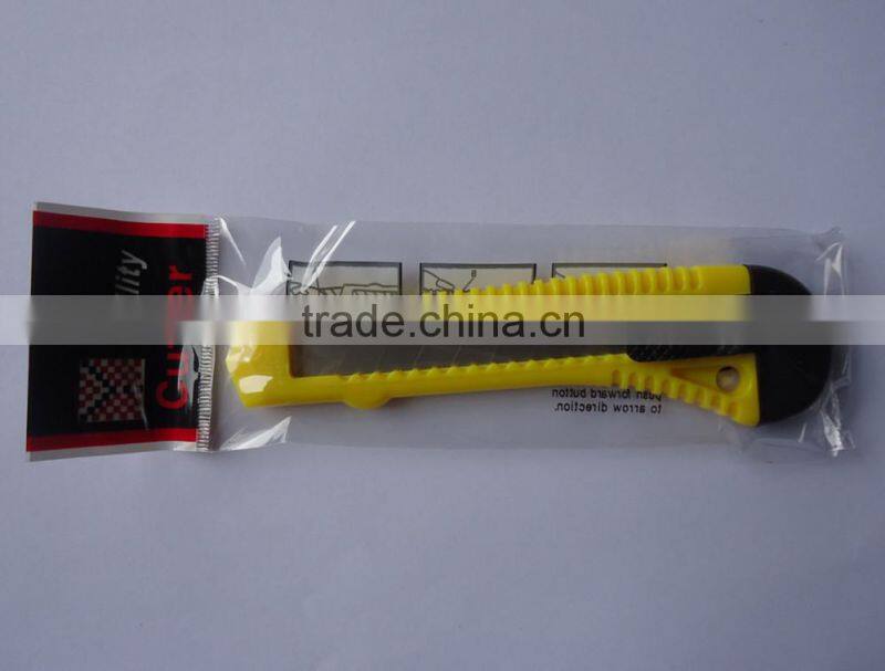 Cheapest price Plastic grip Utility knife Box cutter Cutter knife