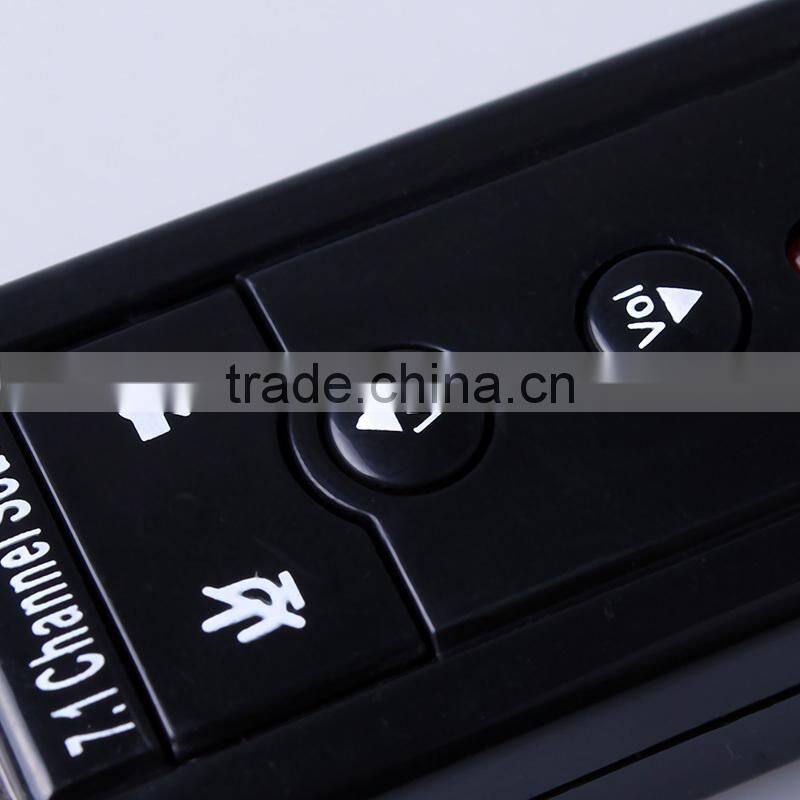 Usb virtual 7.1ch sound card ,h0tnw sound card usb for sale