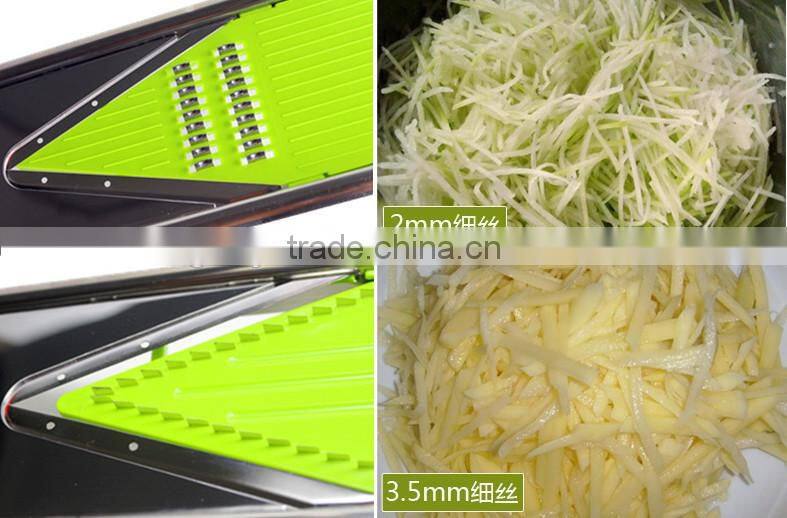 The Mandoline Slicer Vegetable Cutter Stainless Steel Kitchen Grater Chopper Blade