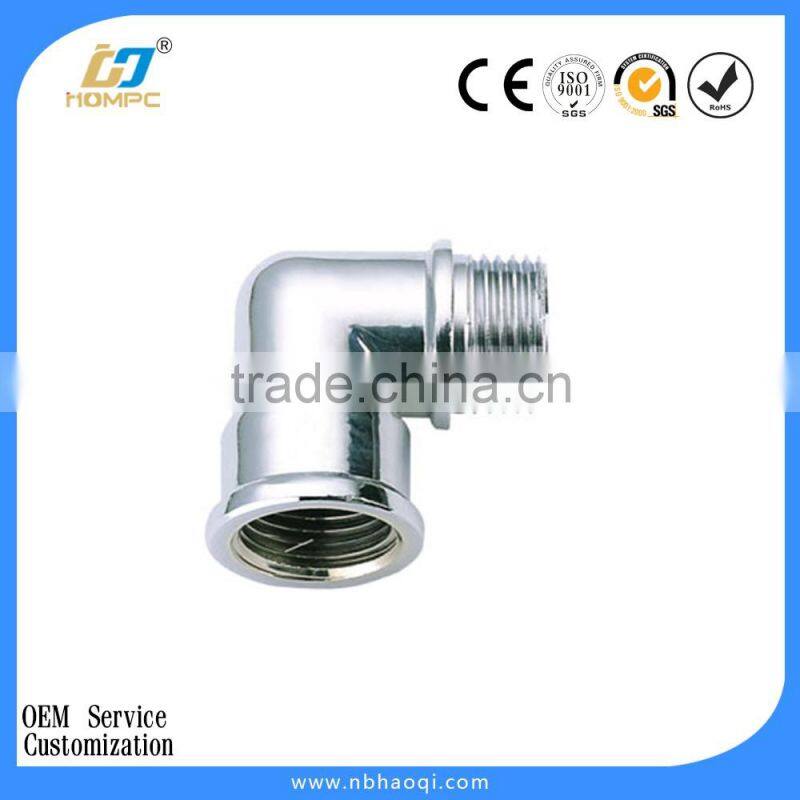 precision male & female brass elbow pipe fitting