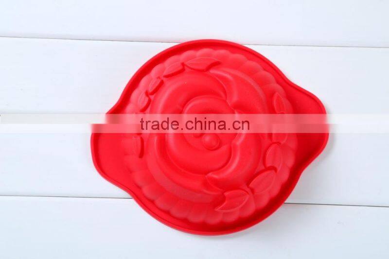 Small Flower Style Bread Pie Cake Silicone Mold ,Pan Bakewar