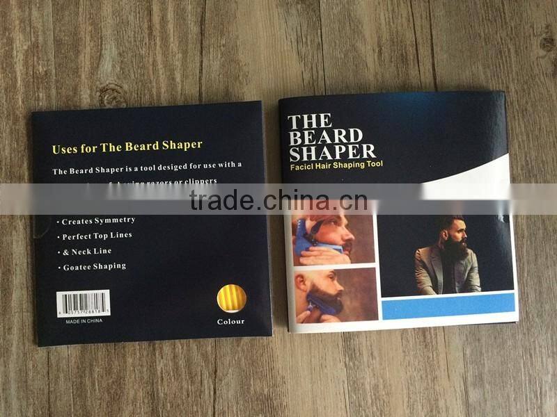 2017 best selling the bro-beard comb facial hair shaping tool beard comb