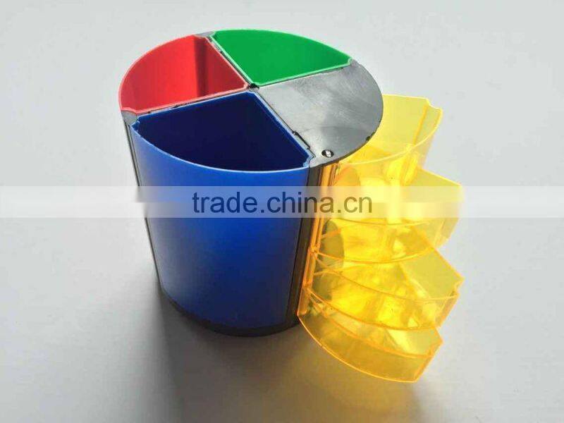four seasoning Plastic Condiment Dispenser/plastic seasoning box