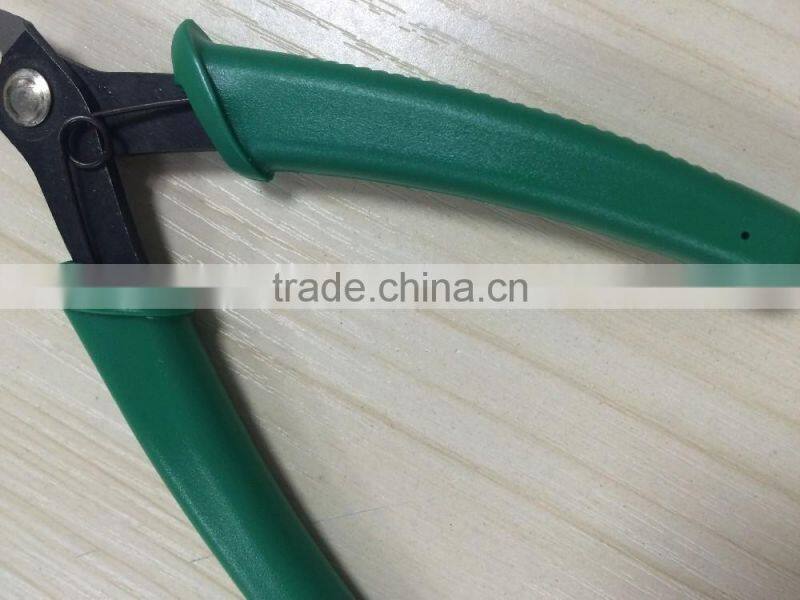 BERRYLION tool mini type 5'' wire flush cutting pliers with plastic handle