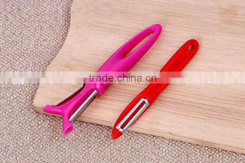 PP Handle Stainless Steel Fruit Apple Grater Vegetable Peeler