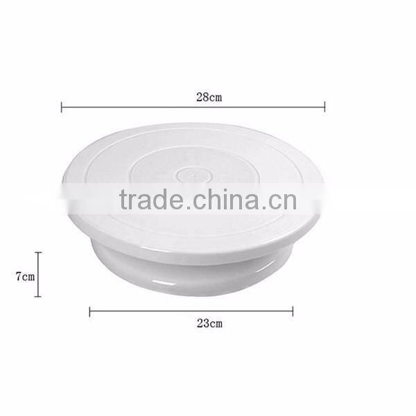 360 Degree Cake Turntable Rotating Cake Stand 28cm
