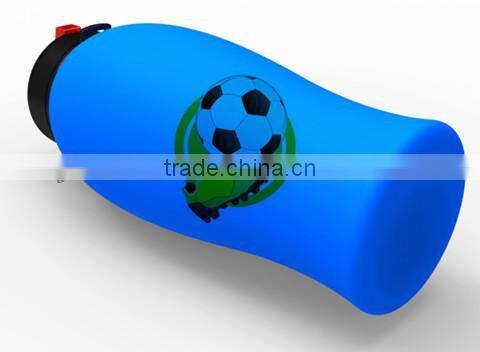 Silicone eco squeeze water bottle