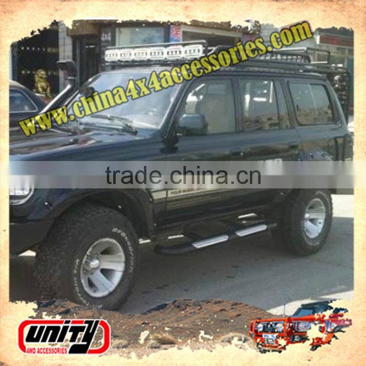 Black ABS fender flare for land cruiser 80