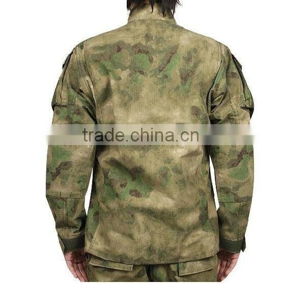ACU army camouflage military twill/ ripstop uniform,Military uniform ripstop manufactory