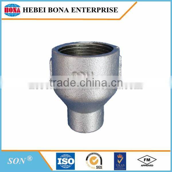 Hot Dipped Galvanzed Plain End Malleable Iron Pipe Fittings