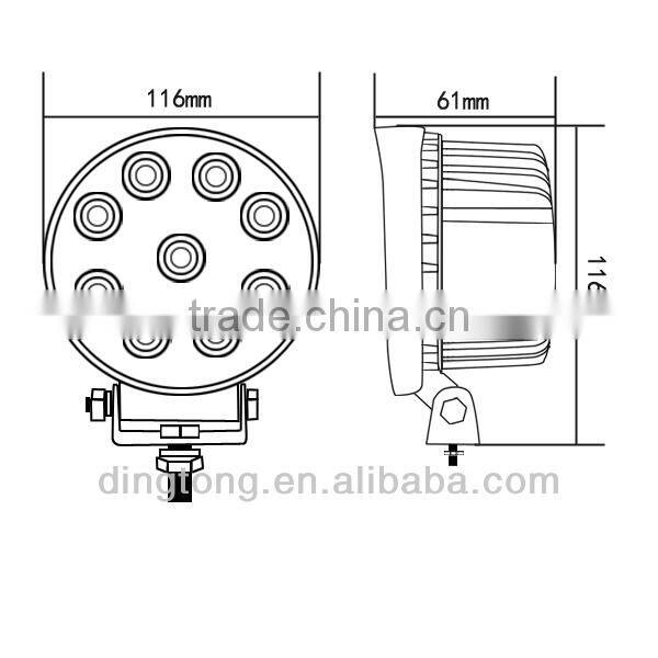 Forklift led lights 27w 9-110V forklift work led light