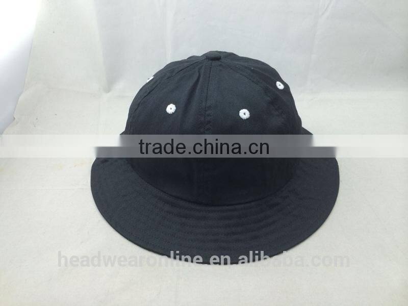 2014 new design butterfly embroidery 6 panel bucket hat