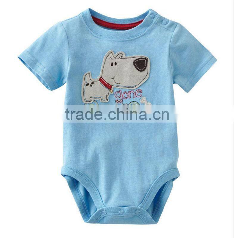 100% cotton snoopy print baby boy rompers wholesale