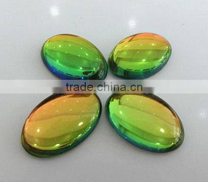 2013 glass mirror flat back Fashion Sewing garment Stones for clothing