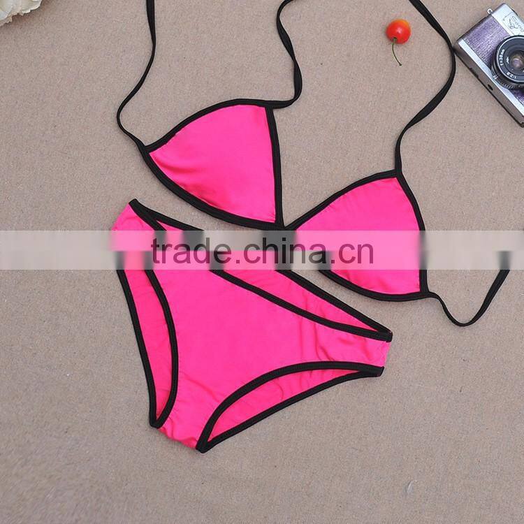 2017 new design custom swimwear packaging xxx hot sex bikini women beachwear