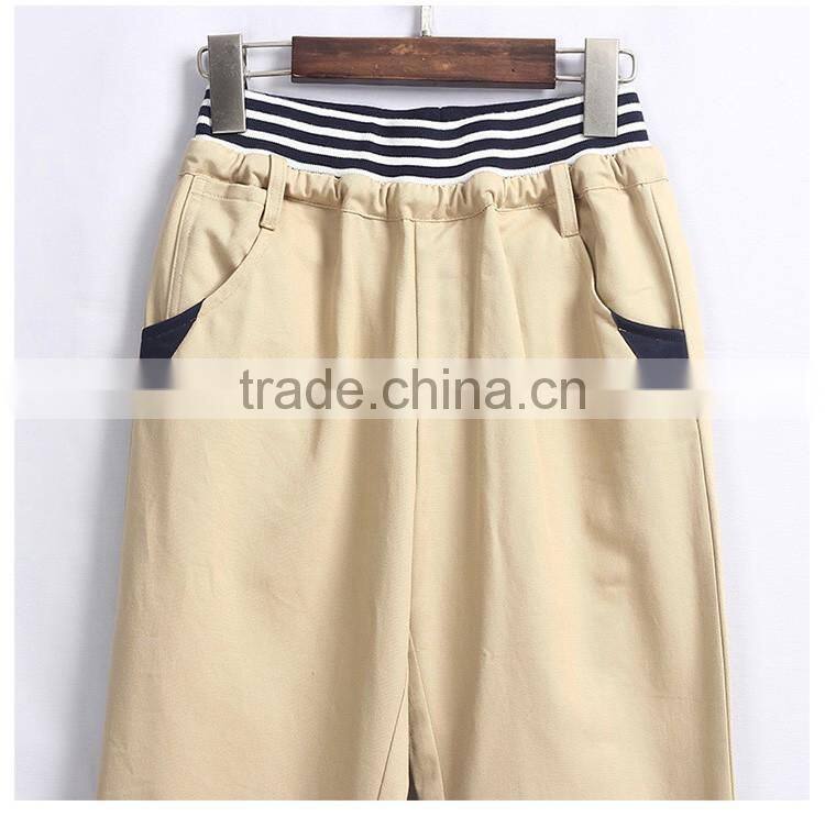 Wholesale OEM durable professional school uniform designs khaki pants