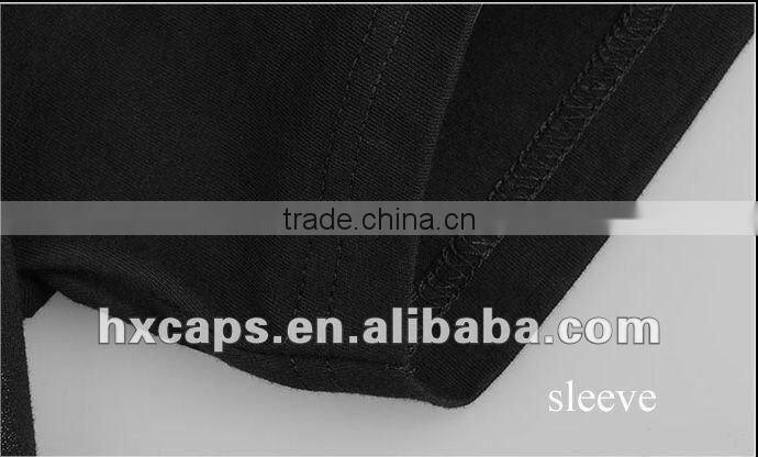 custom 100% cotton men's v-neck short sleeve T-shirt