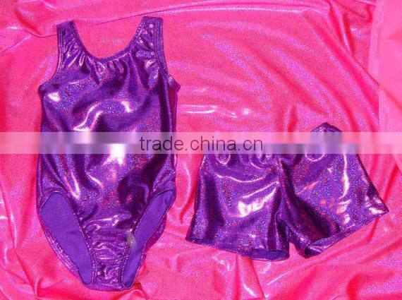 high cut leotard Gymnastics leotard and shorts Twinkle