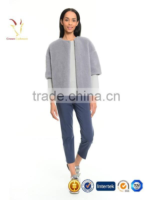 2016 New Fashion Cashmere Womens Coats Luxury Coat