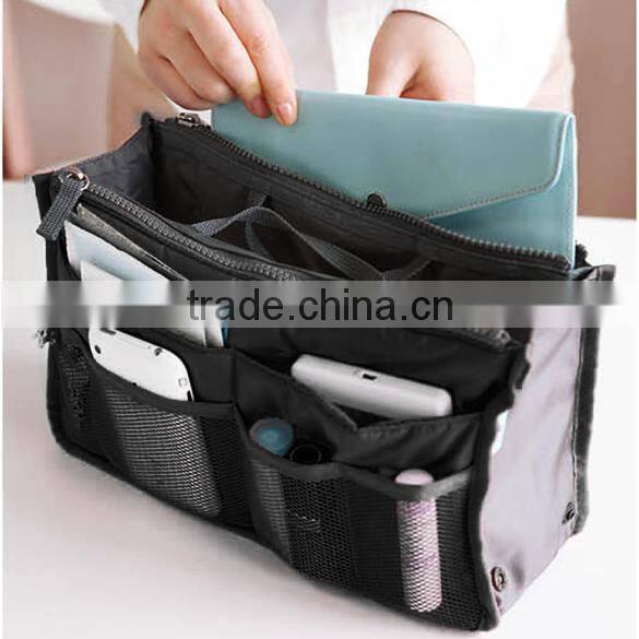 New Women Travel Insert Handbag Organiser Purse Large liner Organizer Tidy Bag Pouch 7907#