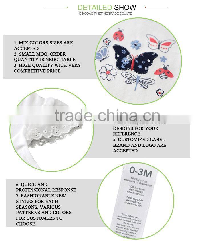 Organic Cotton Fabric Newborn Baby Clothes Summer Baby Romper