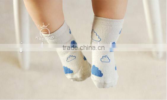 cute baby cotton socks, silicone print baby socks