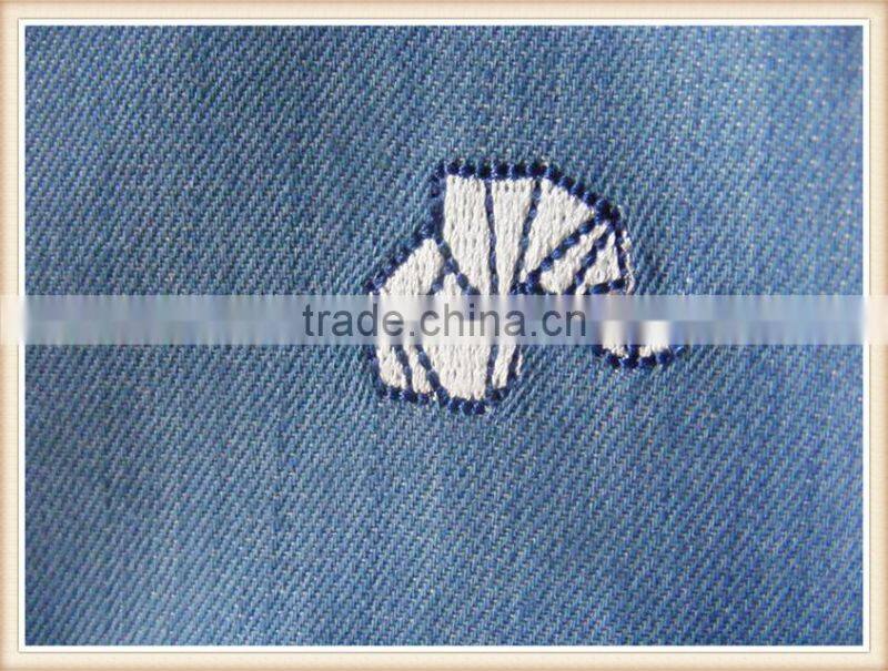 2016 CUSTOM men Elephant embroidered denim shirts