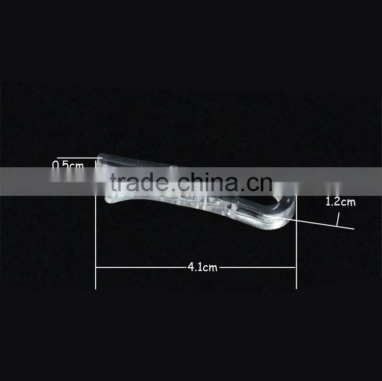 4.1*1.2cm Garment Accessory Transparent Plastic Clips for Packing