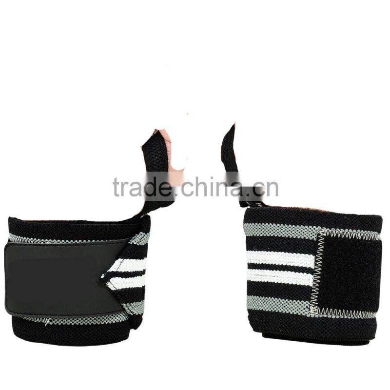 Crossfit Wrist Wraps / Custom Weight Lifting Wrist Wraps (1pair) 12''18'' in Black, GREY,White