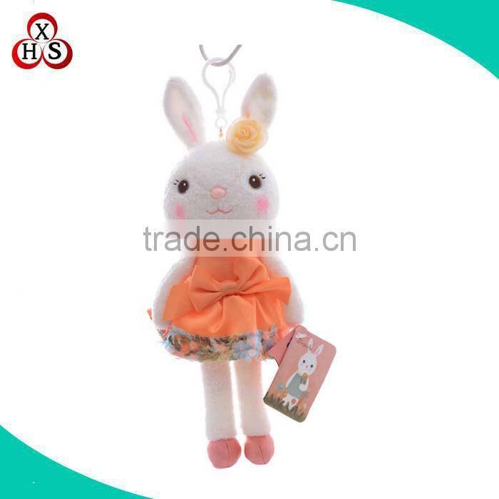 Wholesale soft toy keychain plush bunny keychain