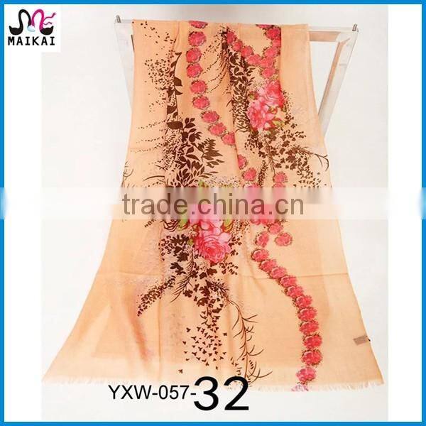 Wholesale new design lady's fashion wool pashmina scarf and shawl 2016